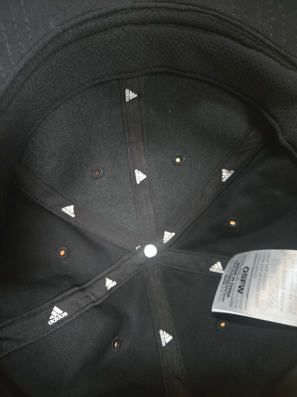 아디다스 정품 자수로고 블랙 볼캡 상품이미지4