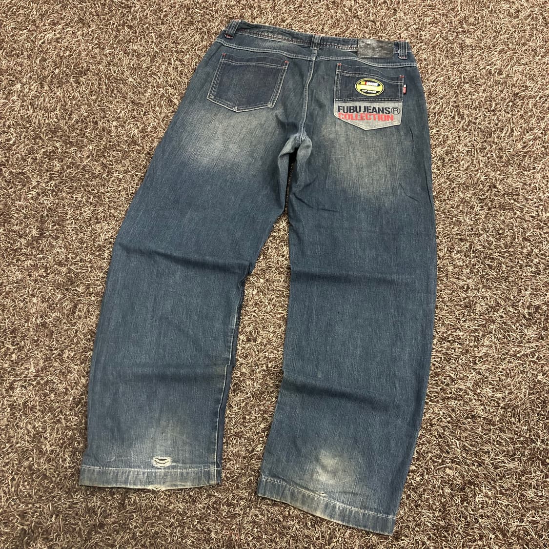 후부 올드스쿨 립합 포드 머스탱 데님 팬츠 상품이미지4