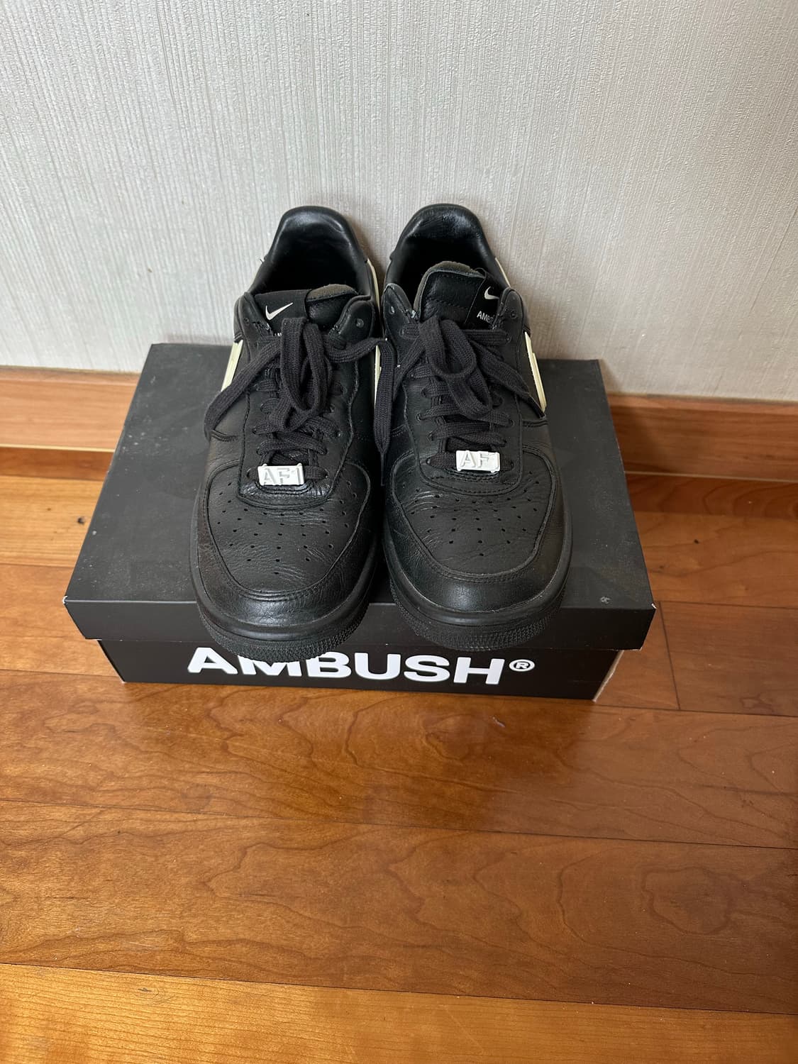 나이키 앰부쉬 에어포스 블랙 265 상품이미지2