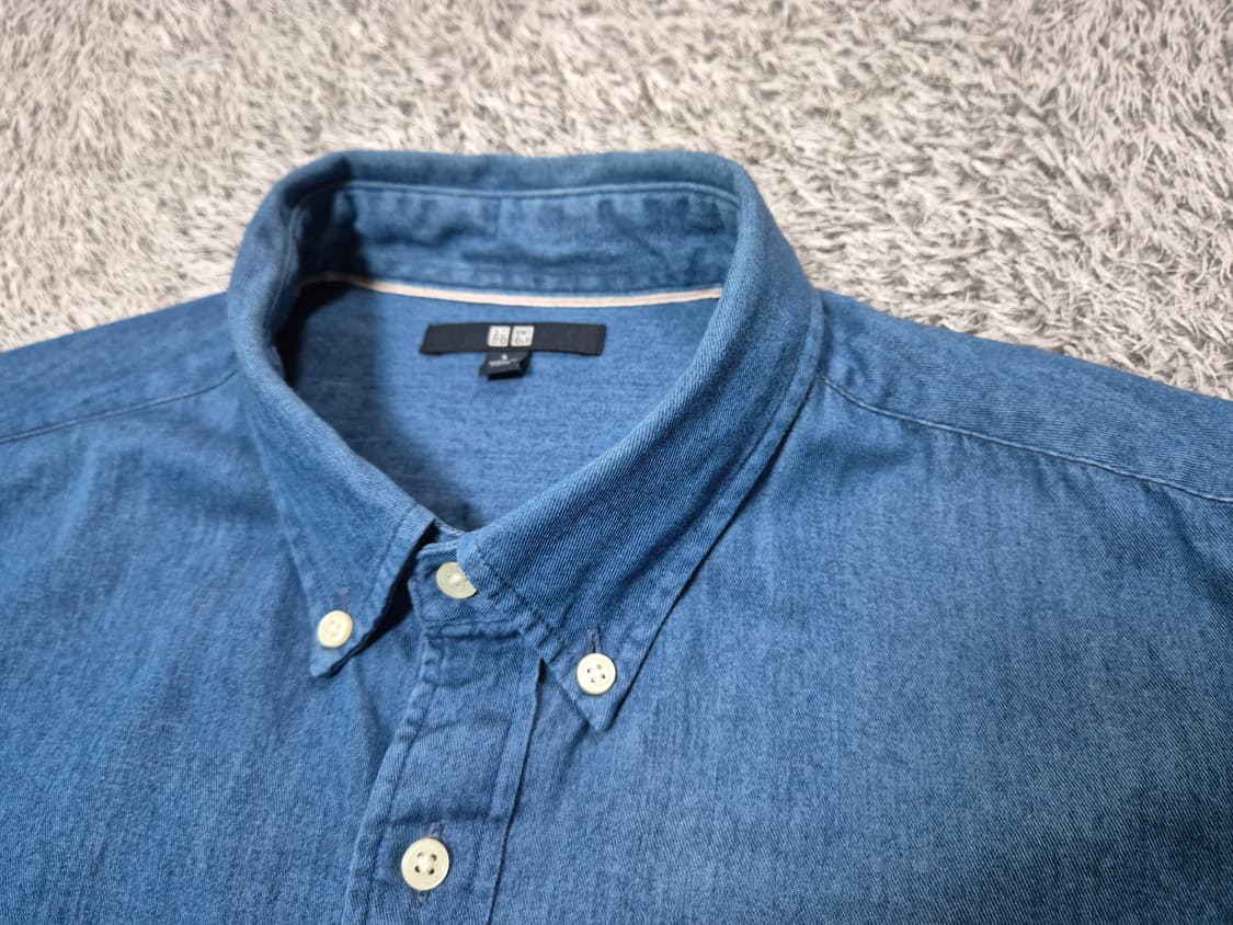 유니클로 남성 데님셔츠 L 상품이미지2