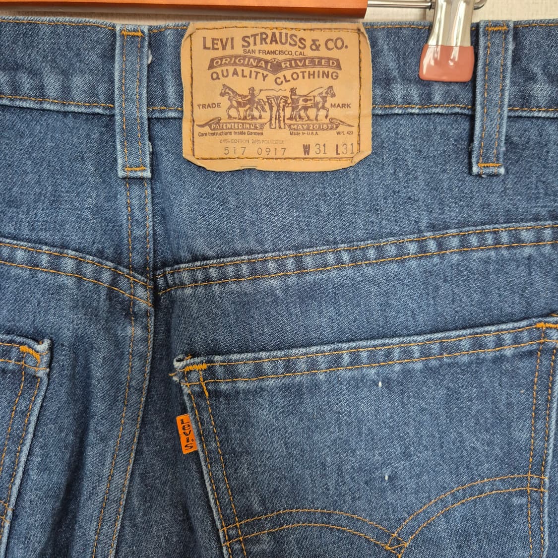 80's levis 리바이스 517 Made In USA 부츠컷 상품이미지3