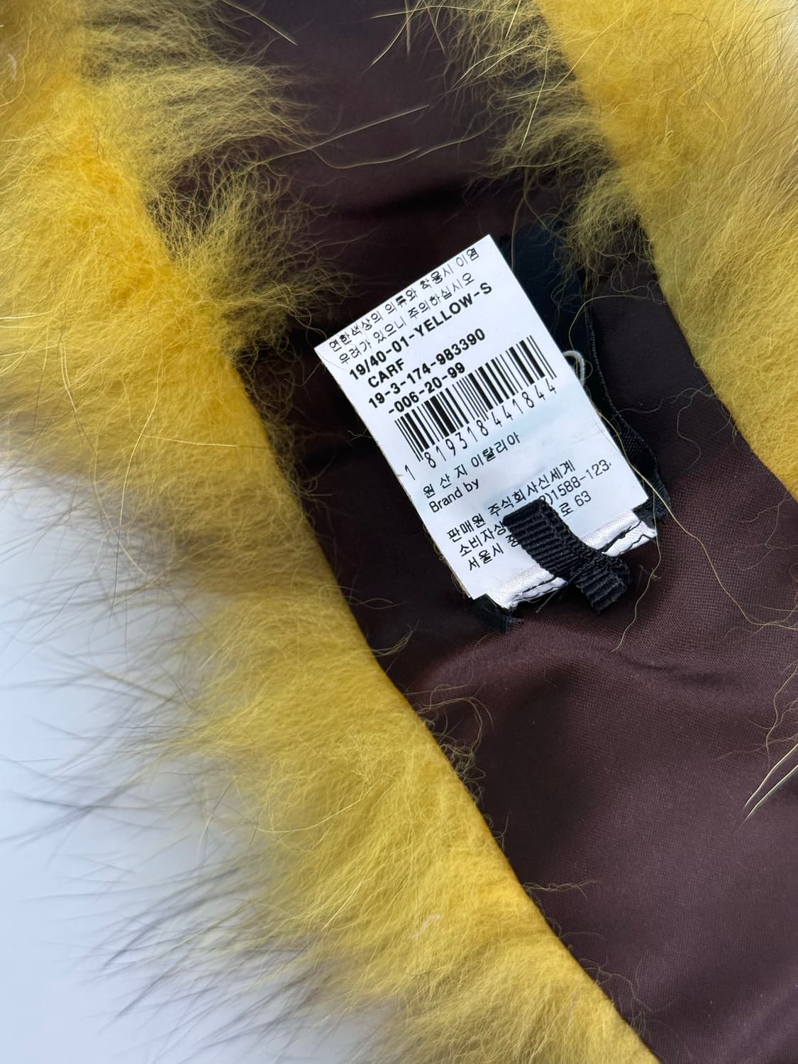 Elcom 이태리 여우털 목도리 상품이미지3