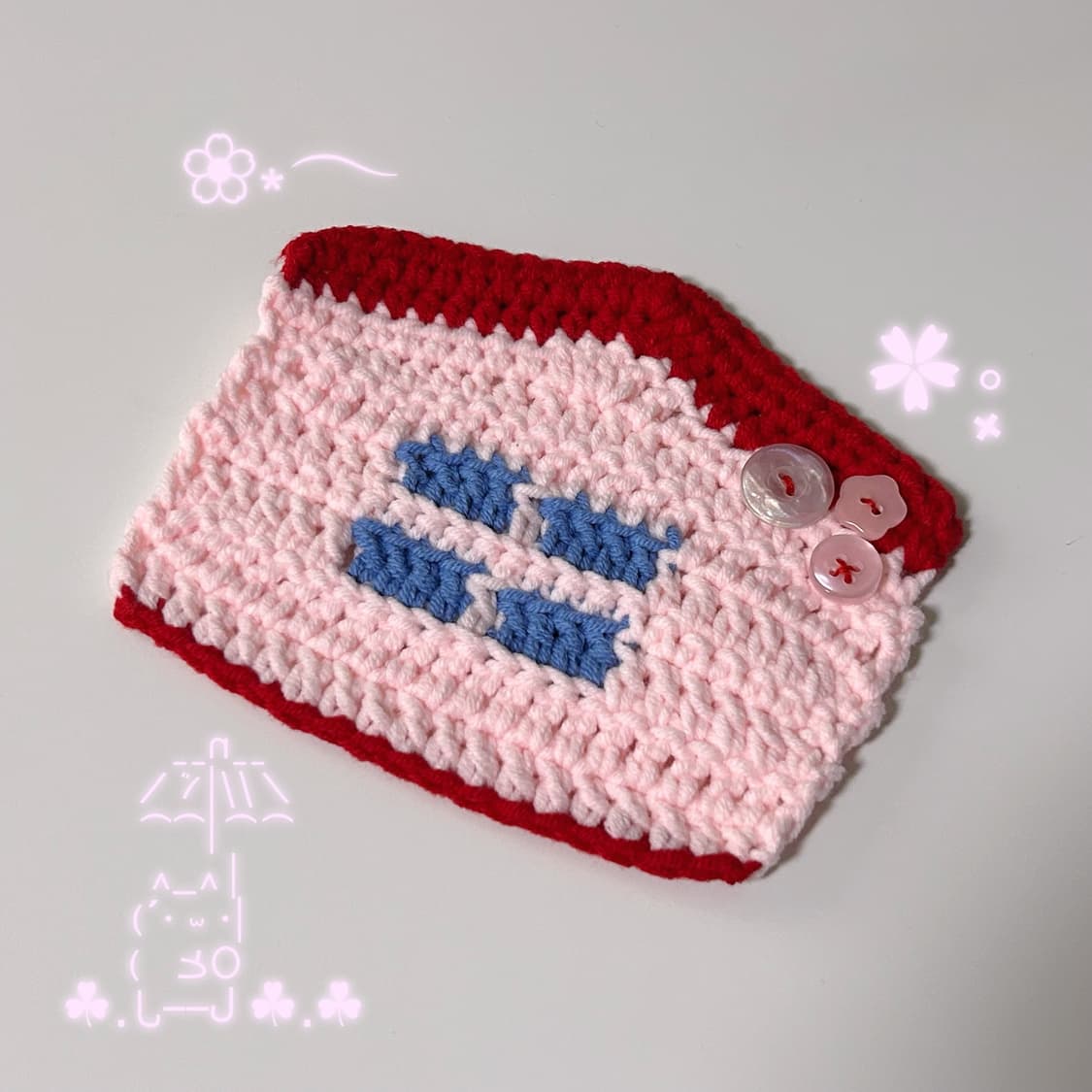 핸드메이드 뜨개 티코스터 상품이미지1