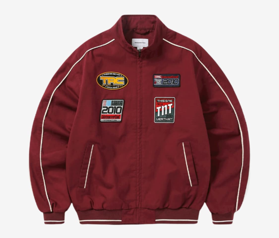 디스이즈네버댓 TRC 레이싱 자켓 레드 (L) 상품이미지1
