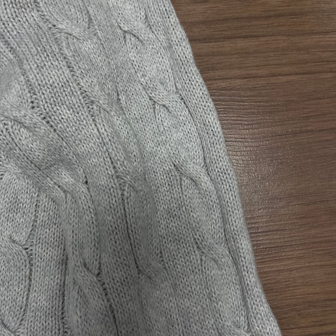 100 폴로랄프로렌 꽈배기 그레이 니트 상품이미지6