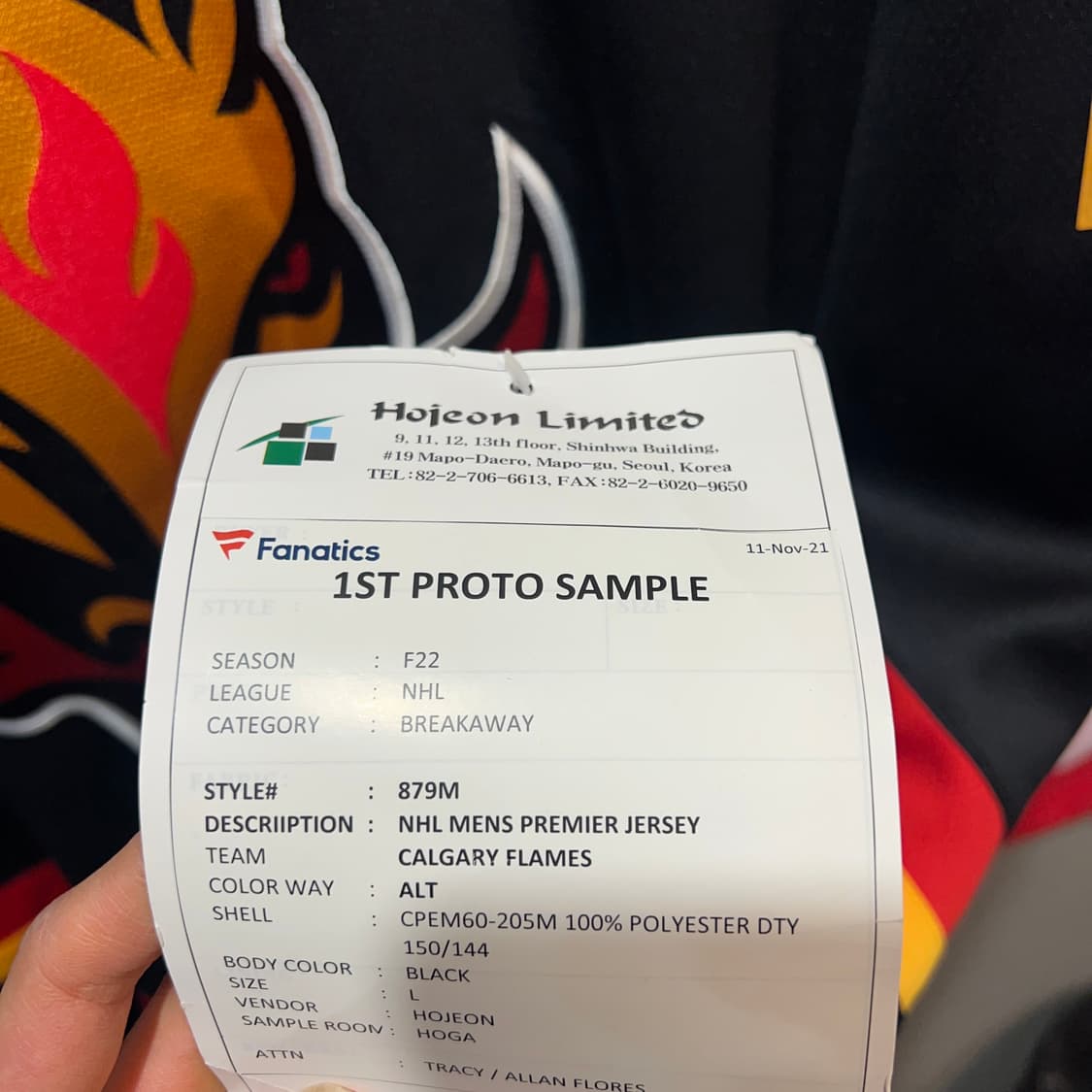 NHL 풋볼 져지 상품이미지4