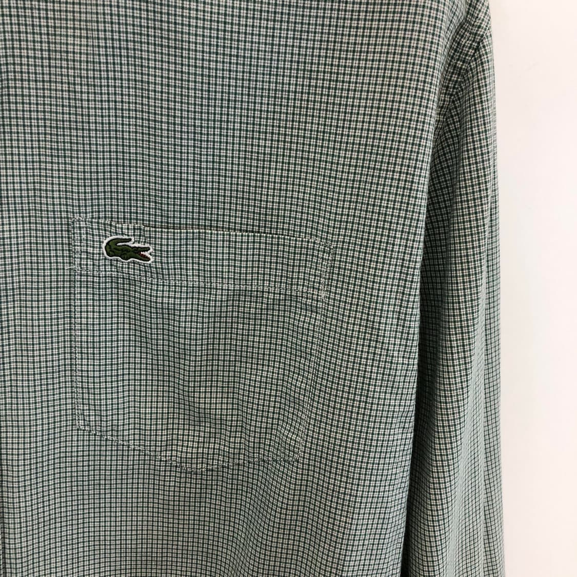 라코스테 패치로고 깅엄셔츠 105 상품이미지2