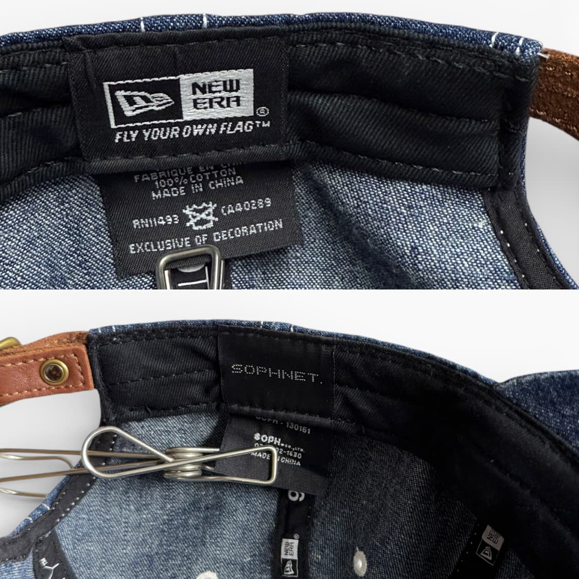 소프넷 x 뉴에라 데님 볼캡, F (SOPHNET. x NEW ERA) 상품이미지7
