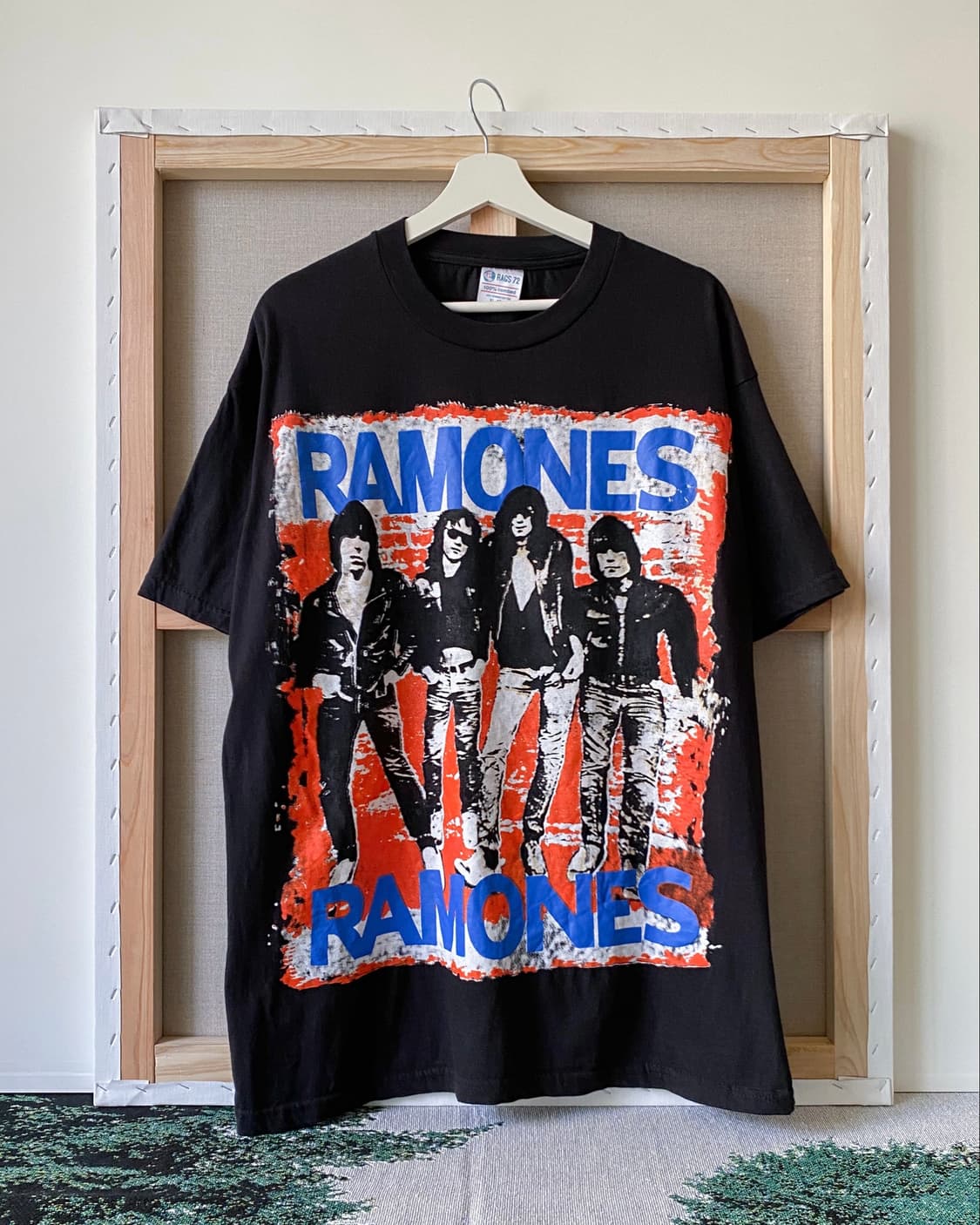RAMONES 블랙 반팔 티셔츠 상품이미지1