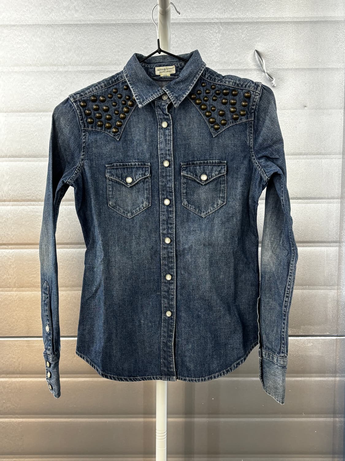 Denim&Supply 랄프로렌 스터드 데님 셔츠 XXS 상품이미지2