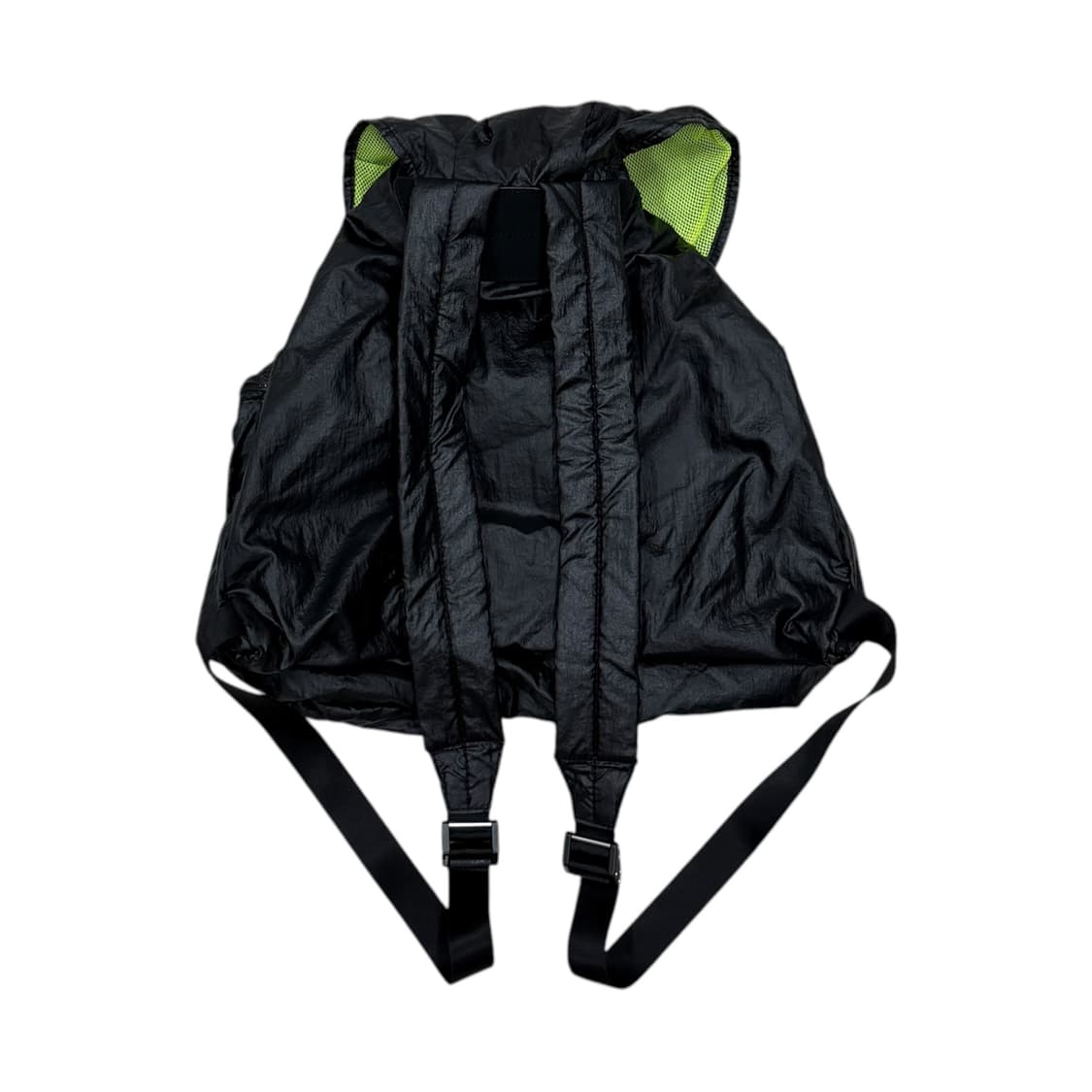 나이키 빈티지 Y2K 나일론 스트링 럭색 포켓 백팩 가방 블랙 상품이미지3