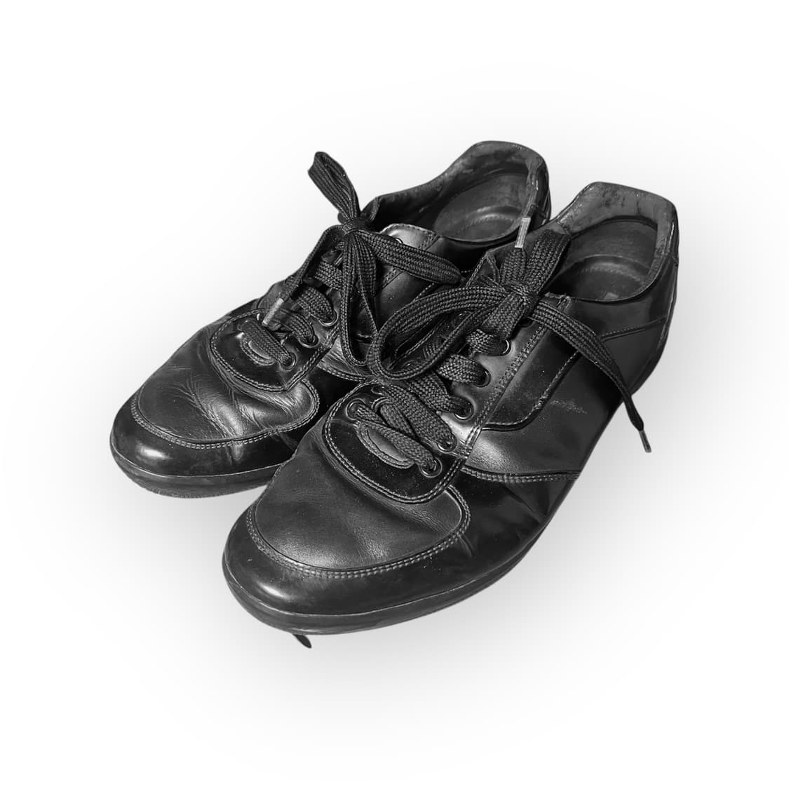 [275] 프라다 스포츠 아카이브 블랙 레더 스니커즈 상품이미지3