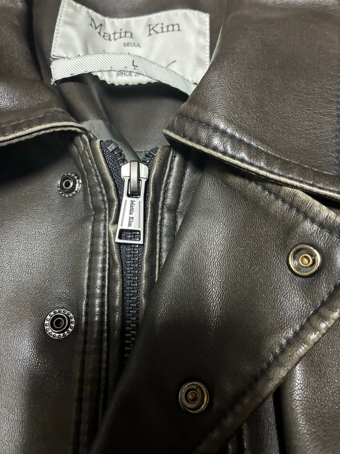 마뗑킴 백프린트 자켓 L 상품이미지4