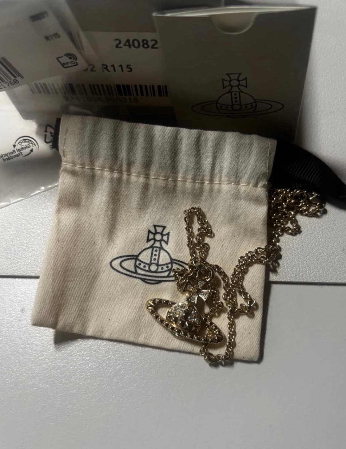 급처)비비안웨스트우드 메이페어 골드 목걸이 상품이미지2