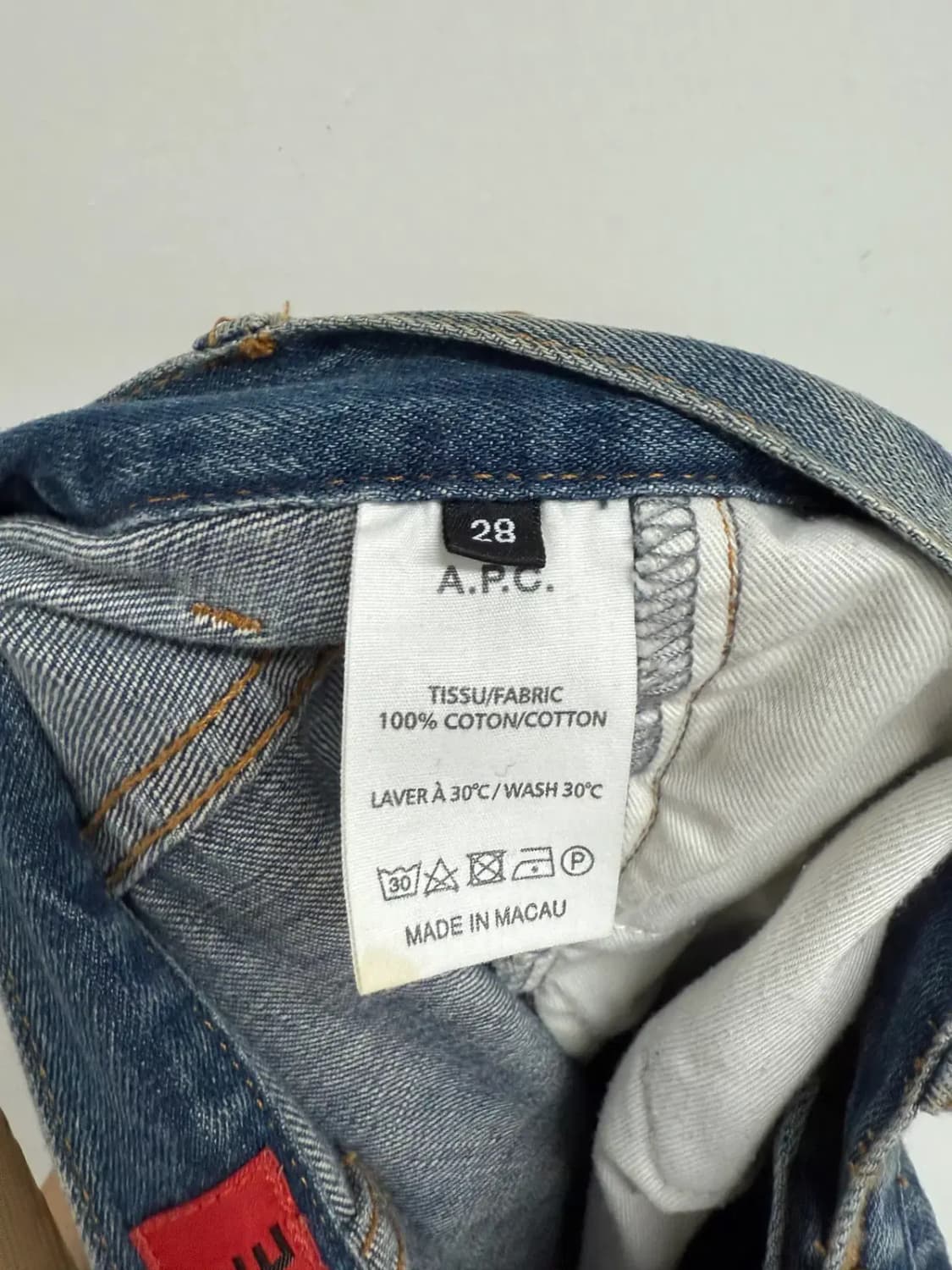 칸예 웨스트 X A.P.C 데님 팬츠 상품이미지5