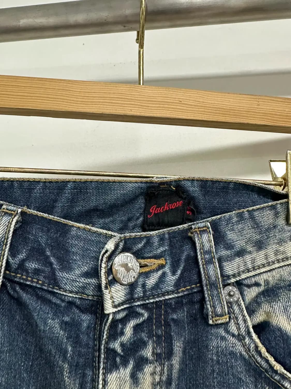 Jack Rose 잭로즈 빈티지 리페어 워시드 데님 팬츠 상품이미지3
