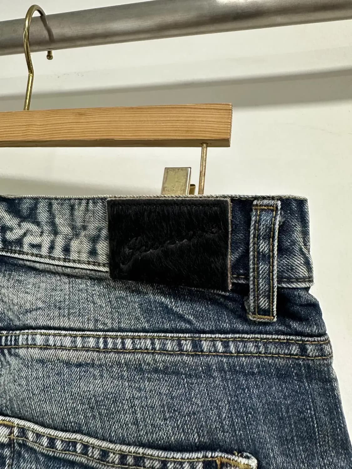 Jack Rose 잭로즈 빈티지 리페어 워시드 데님 팬츠 상품이미지4