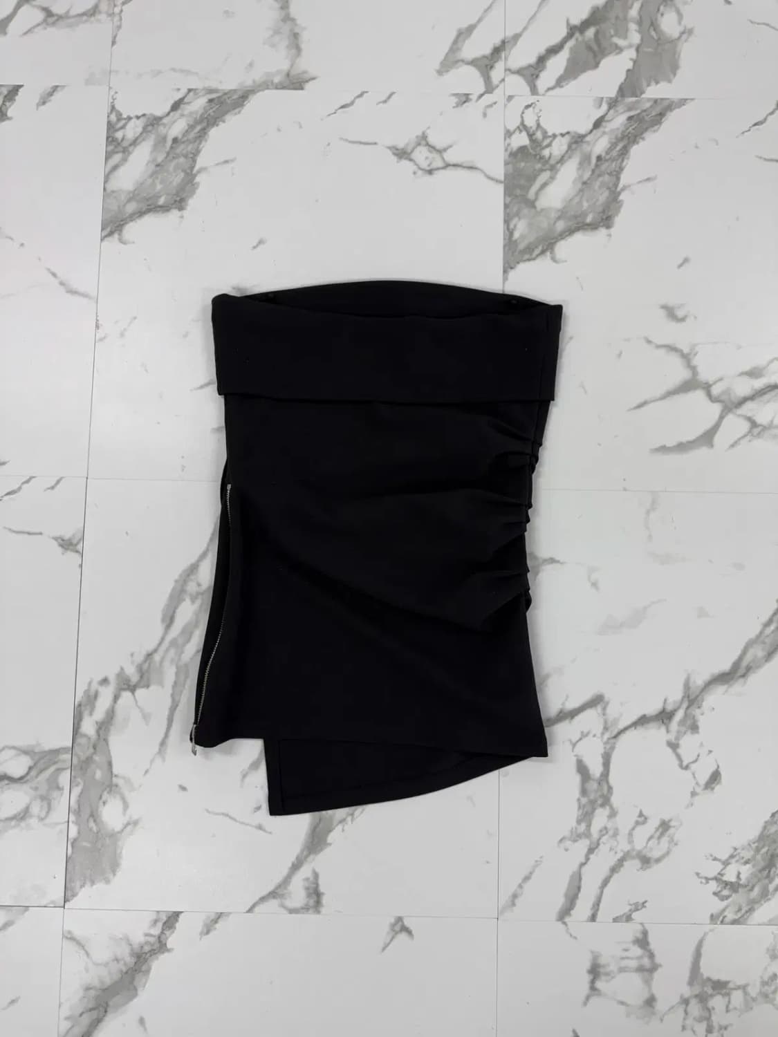 SATUR 세터 사이드 셔링 오프숄더 탑 상품이미지2