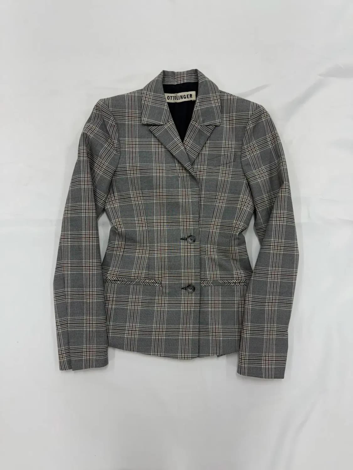 오토링거 체크 블레이져 자켓 상품이미지1