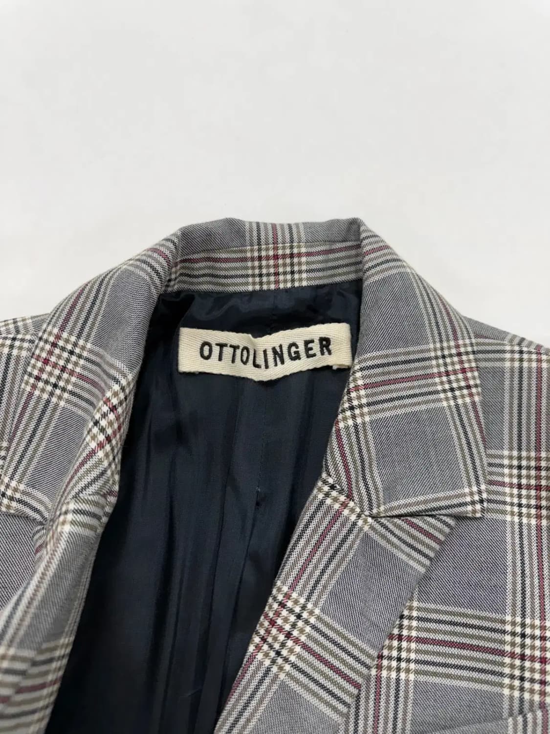 오토링거 체크 블레이져 자켓 상품이미지5