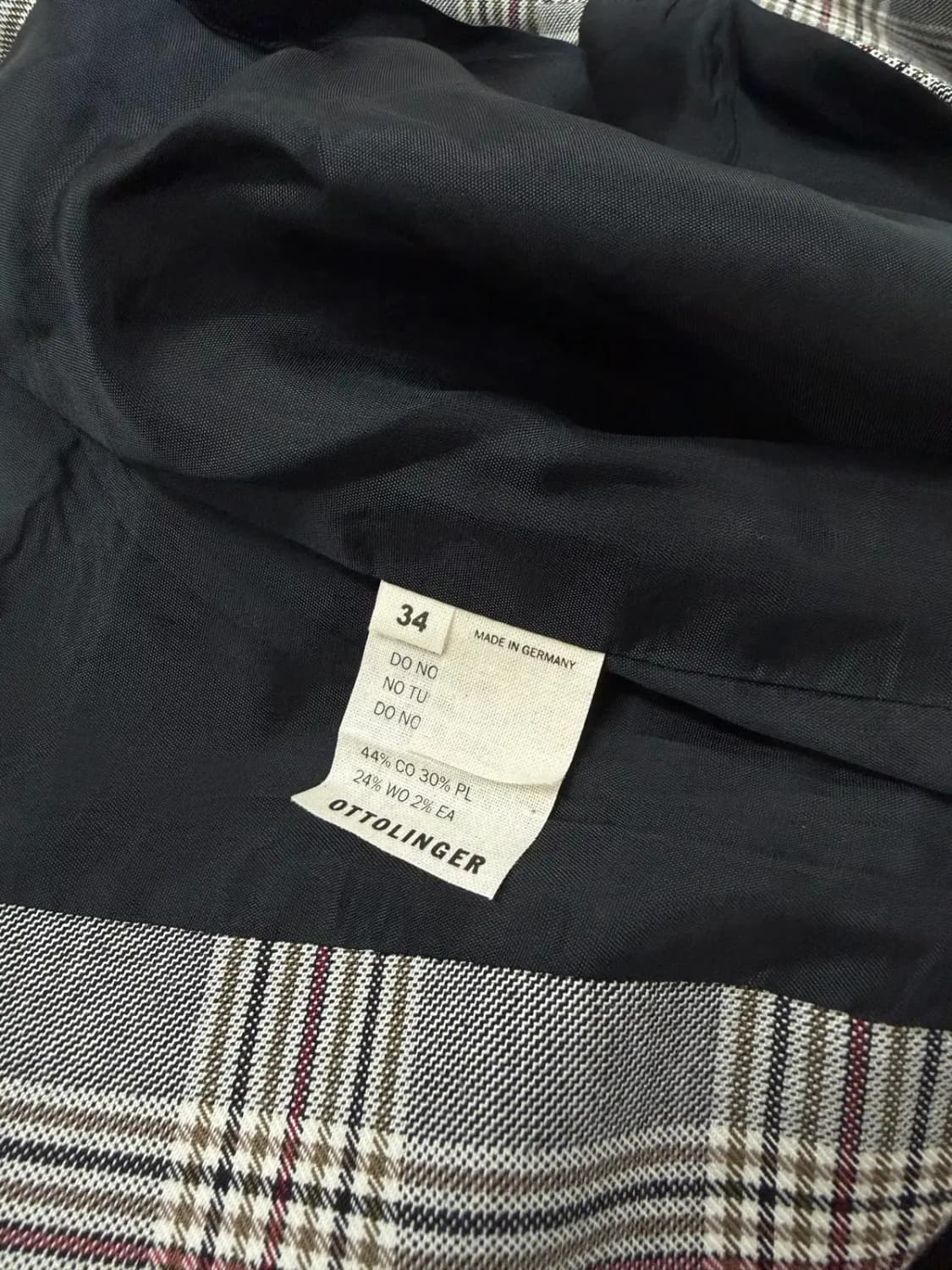 오토링거 체크 블레이져 자켓 상품이미지6