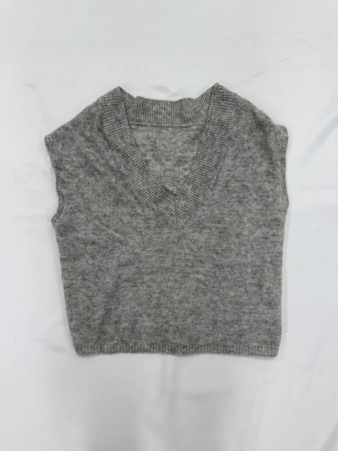 Humanoid 박시 알파카 니트 베스트 상품이미지1