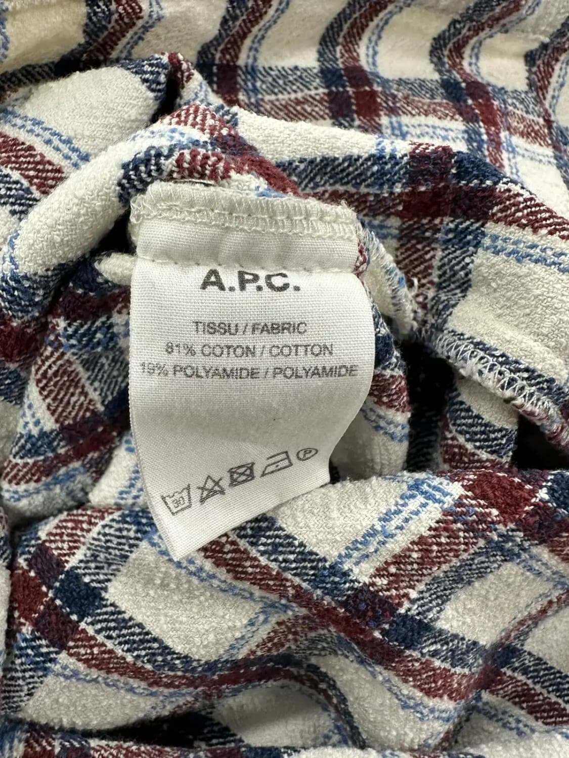A.P.C. 아페쎄 체크 원피스 상품이미지5