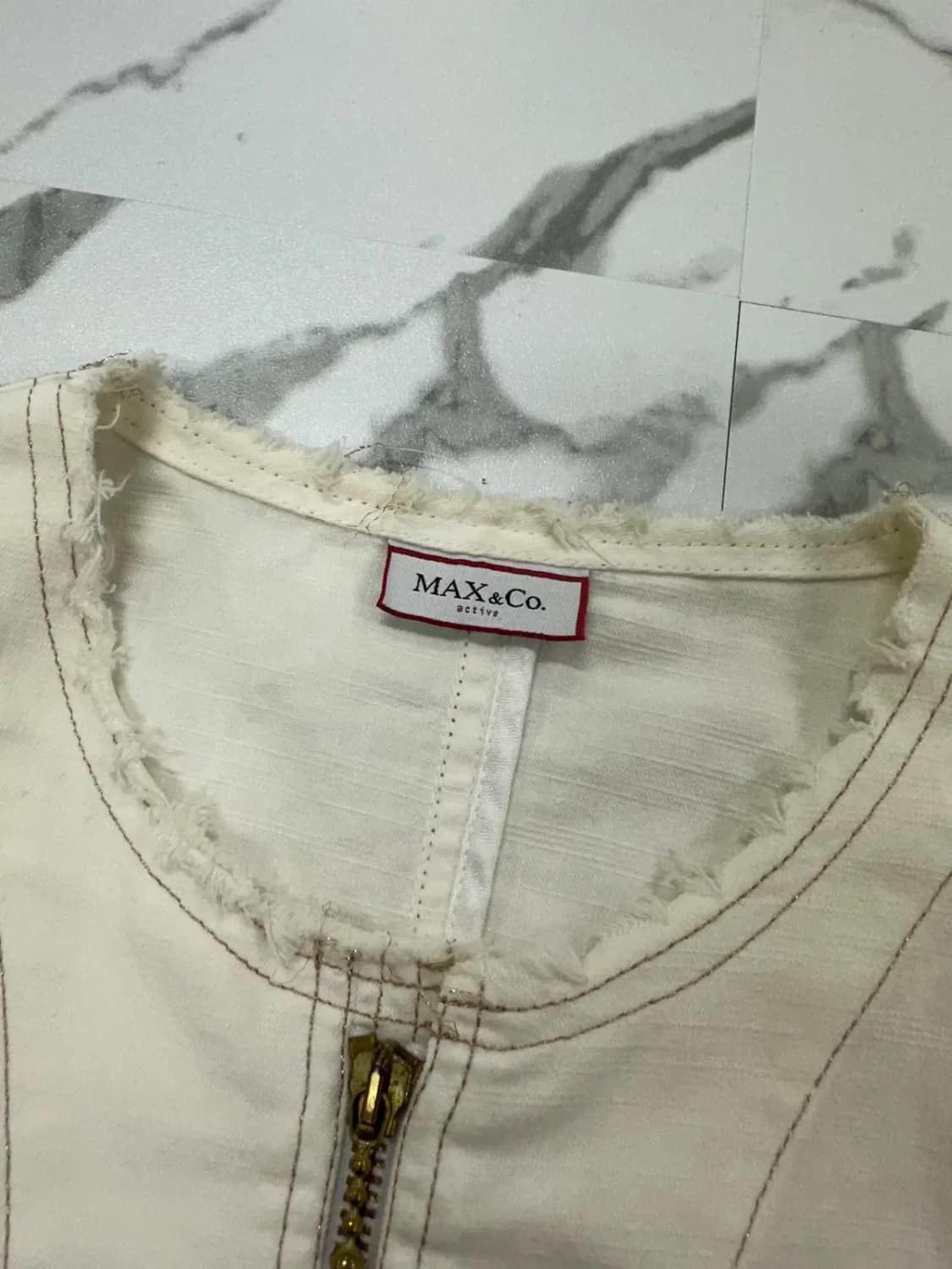 막스앤코 라운드넥 집업 자켓 상품이미지3