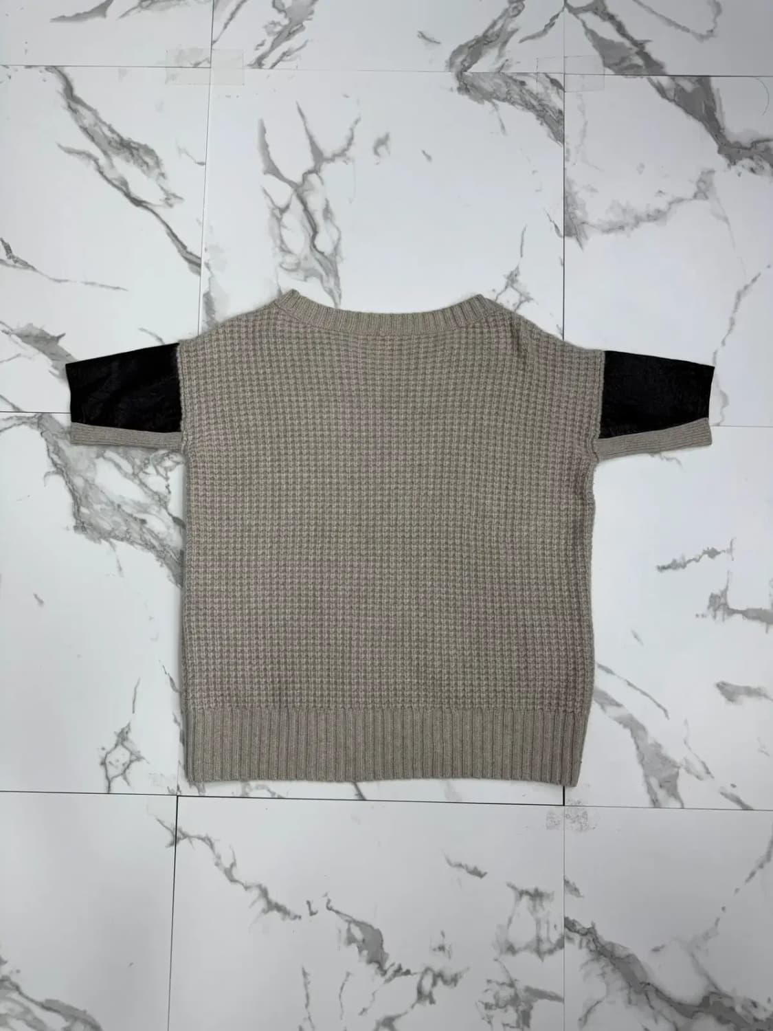 클럽모나코 레더 디테일 캐시미어 100% 상품이미지2