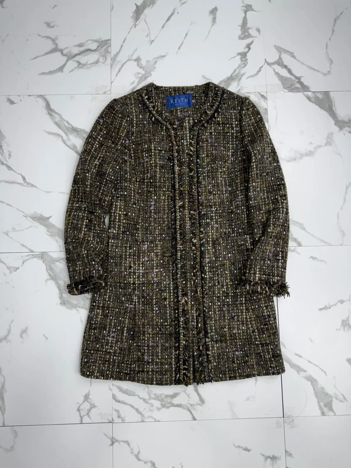 키이스 트위드 코트 상품이미지1