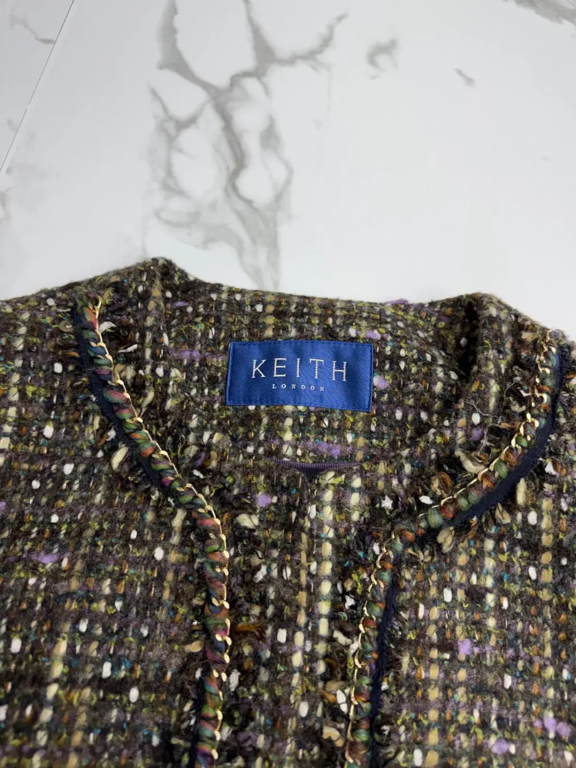 키이스 트위드 코트 상품이미지3