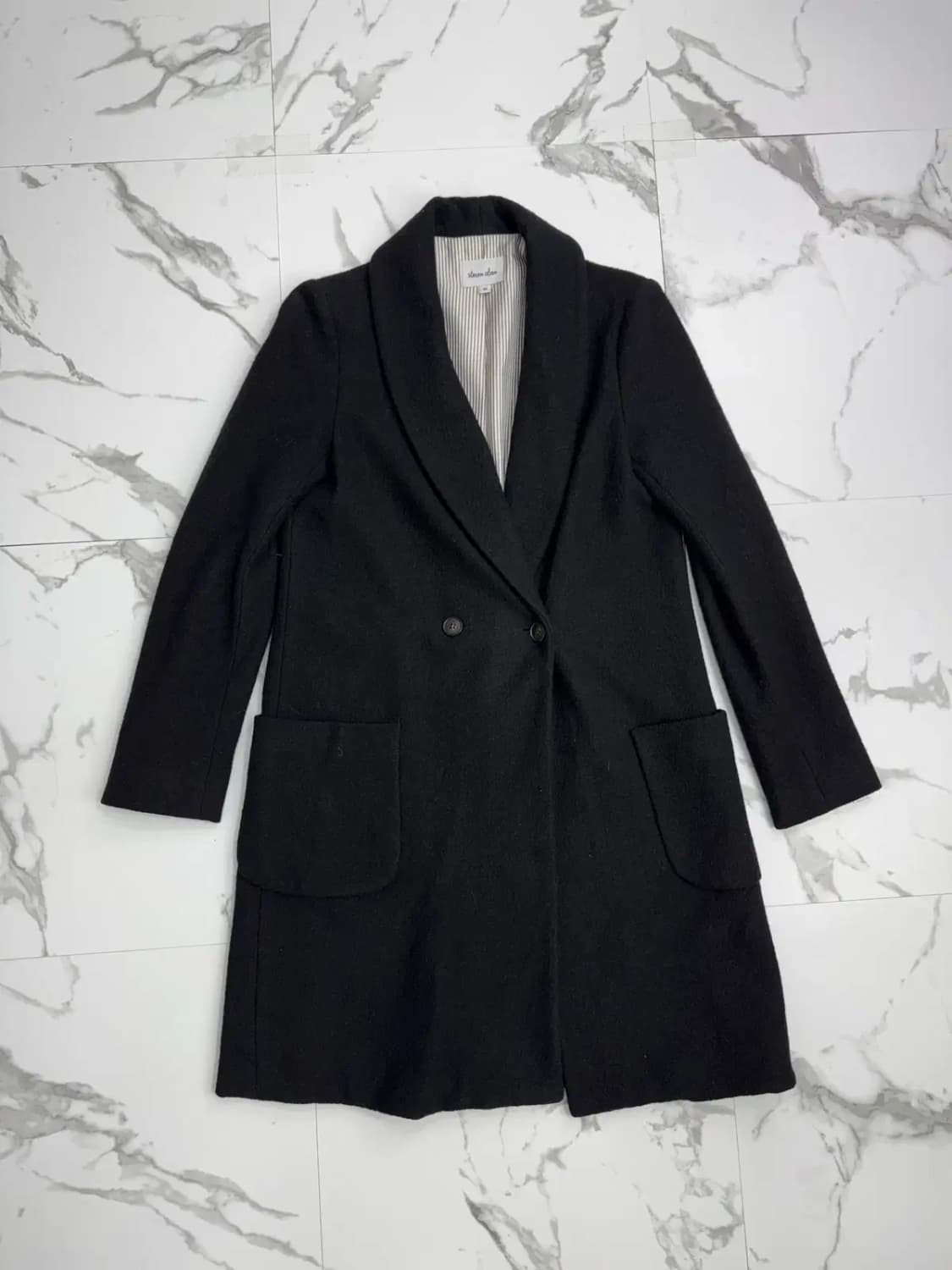 스티브알란 울 코트 상품이미지1