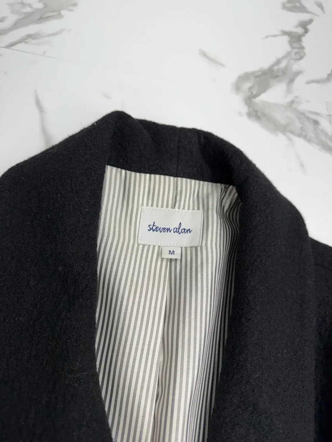 스티브알란 울 코트 상품이미지3