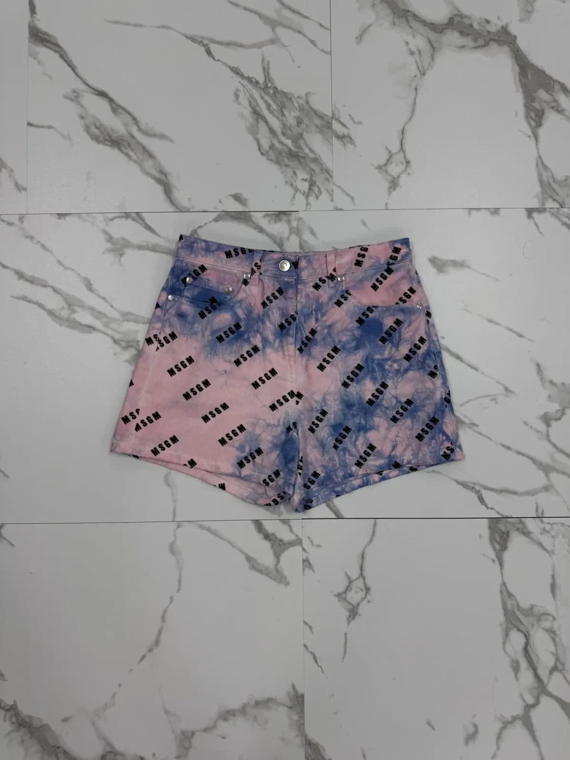 MSGM 로고 프린팅 타이다이 팬츠 상품이미지1