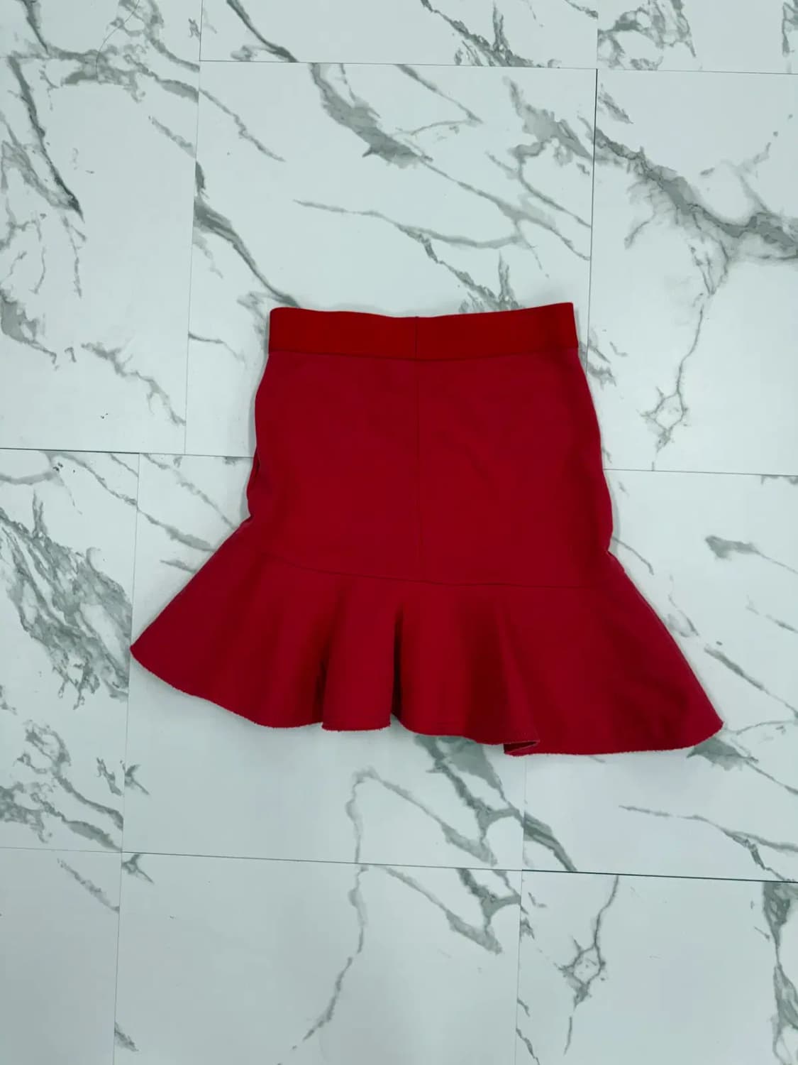 럭키슈에뜨 레드 스커트 상품이미지2