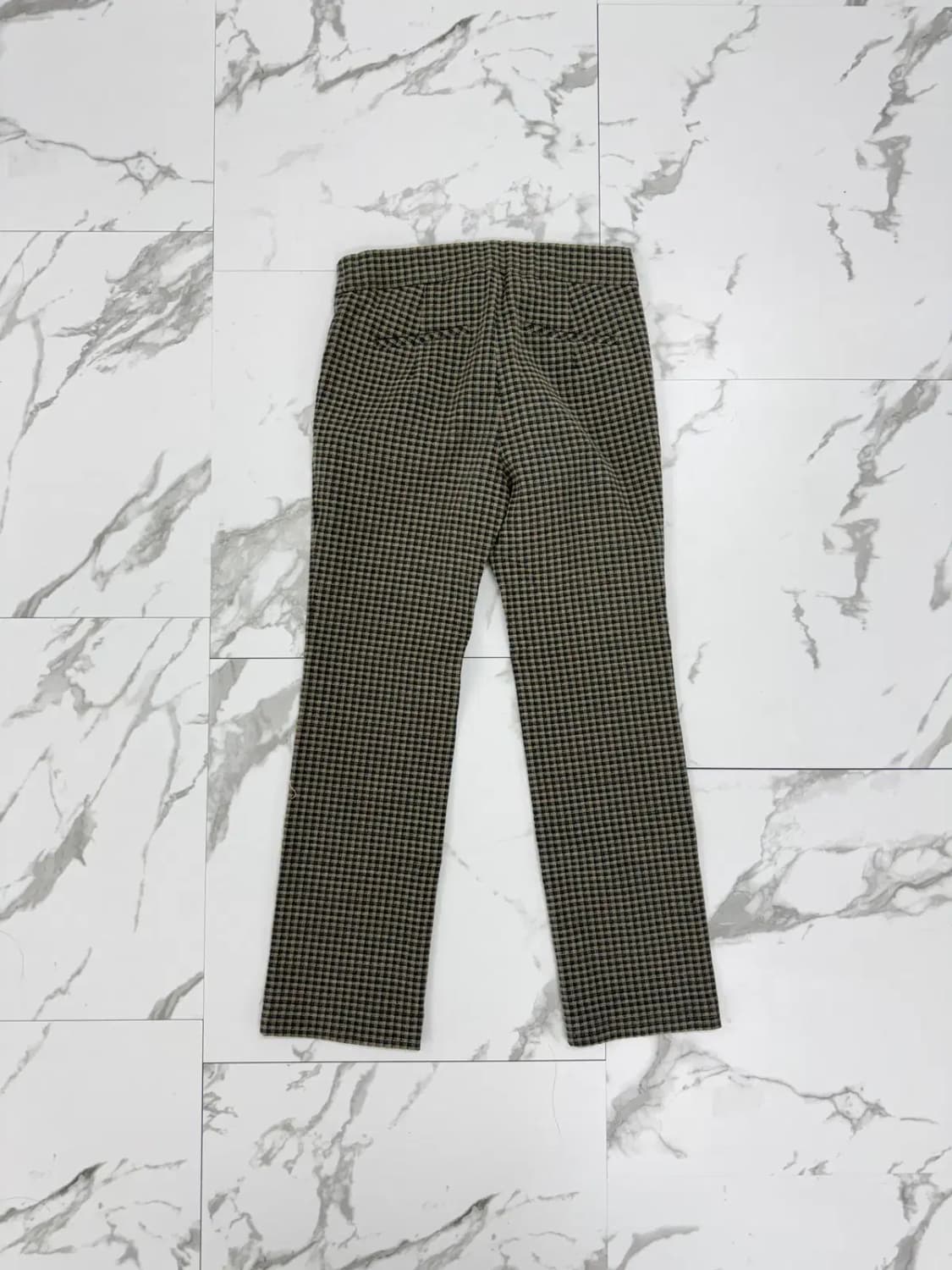 마인 체크 슬랙스 상품이미지2