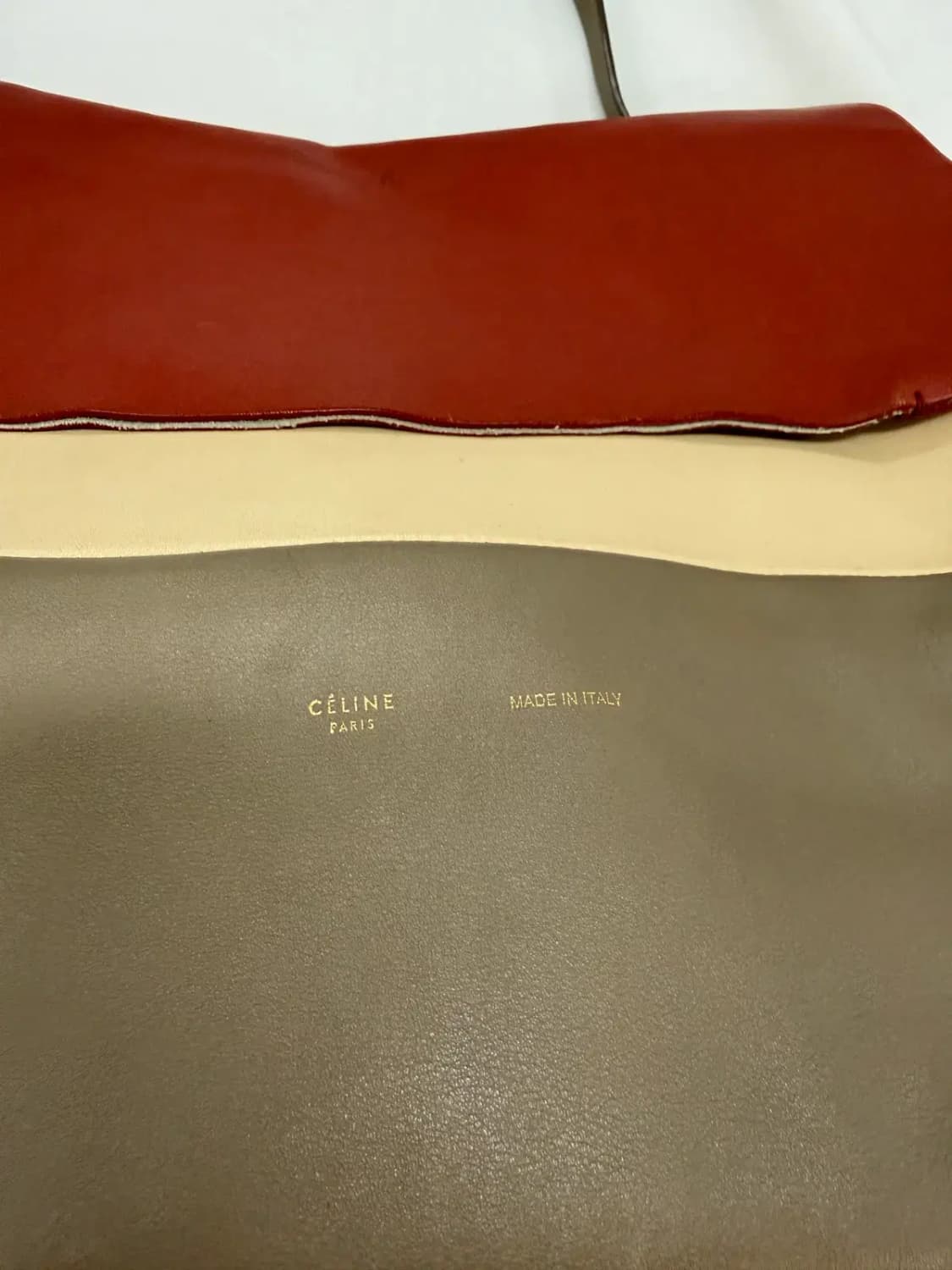 셀린느 트리오컬러 소프트레더 토트백 상품이미지4