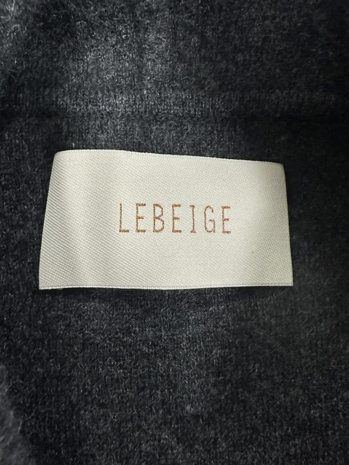 르베이지 캐시미어 100% 코트 상품이미지3