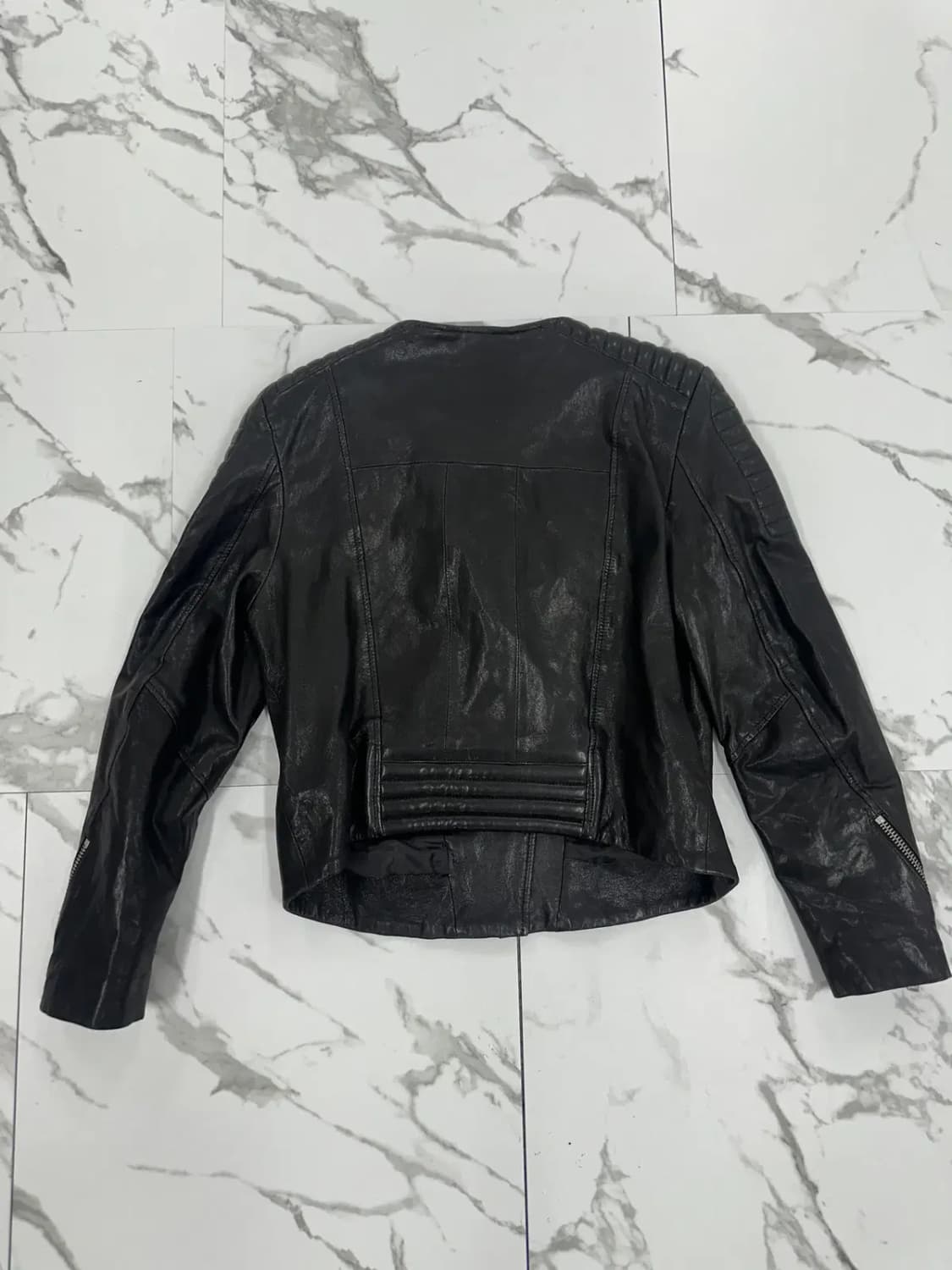 H&M 양가죽 라이더 자켓 상품이미지2