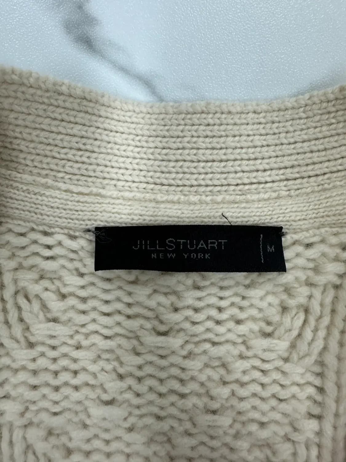 질스튜어트 케이블 오픈 가디건 상품이미지3