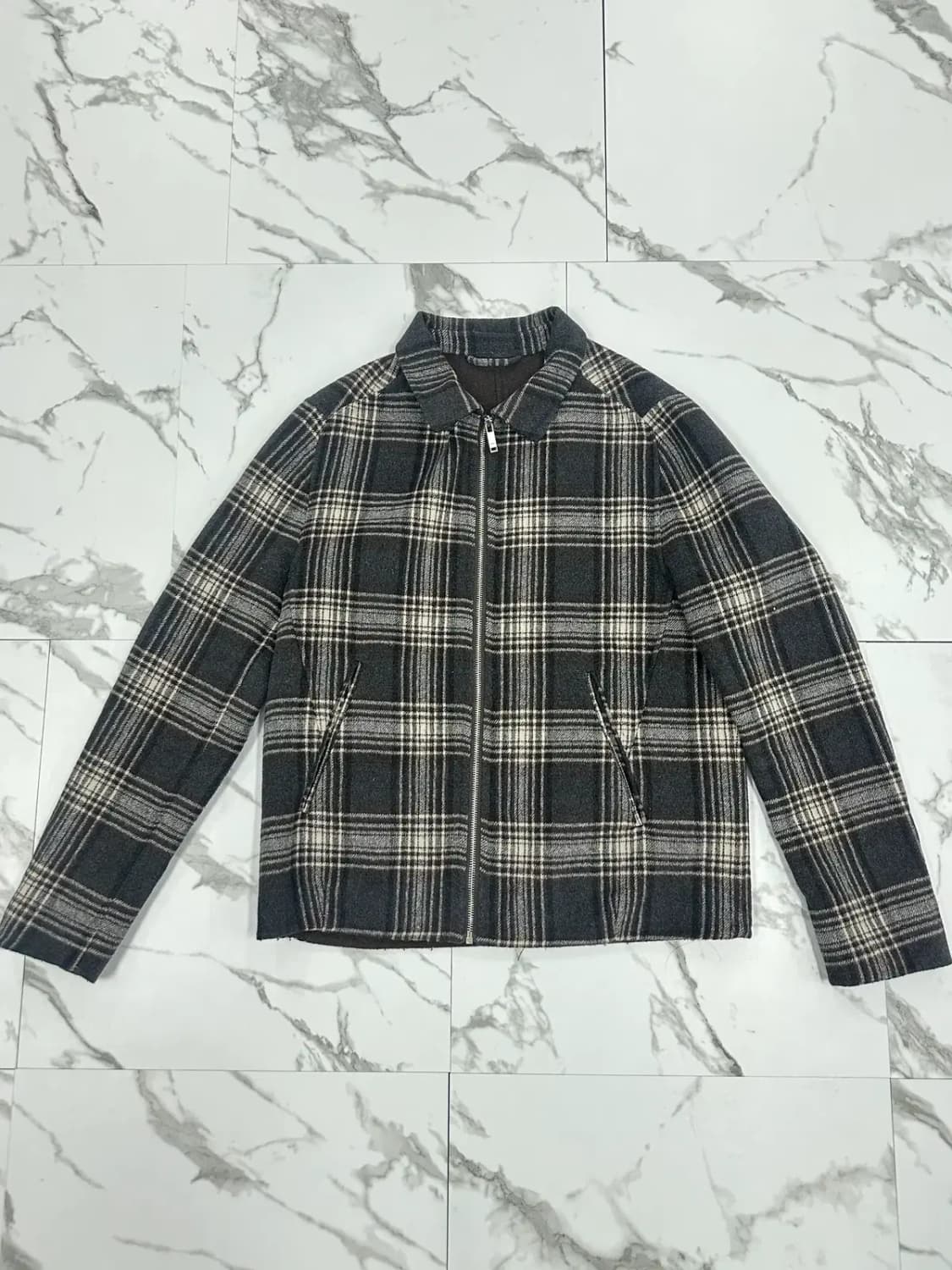 자라 체크 오버 셔츠 상품이미지1