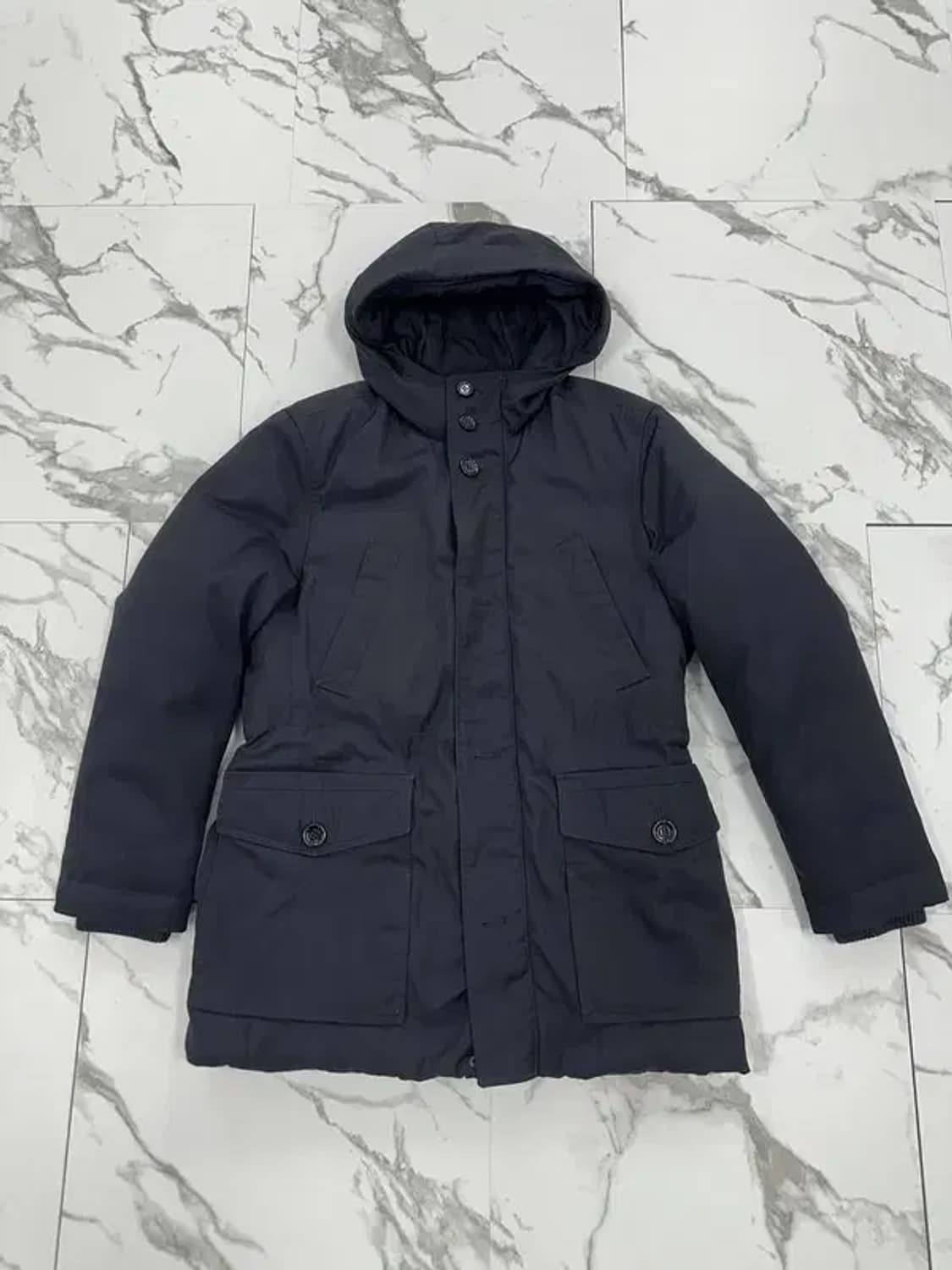 휴고보스 네이비 덕다운 패딩 상품이미지1