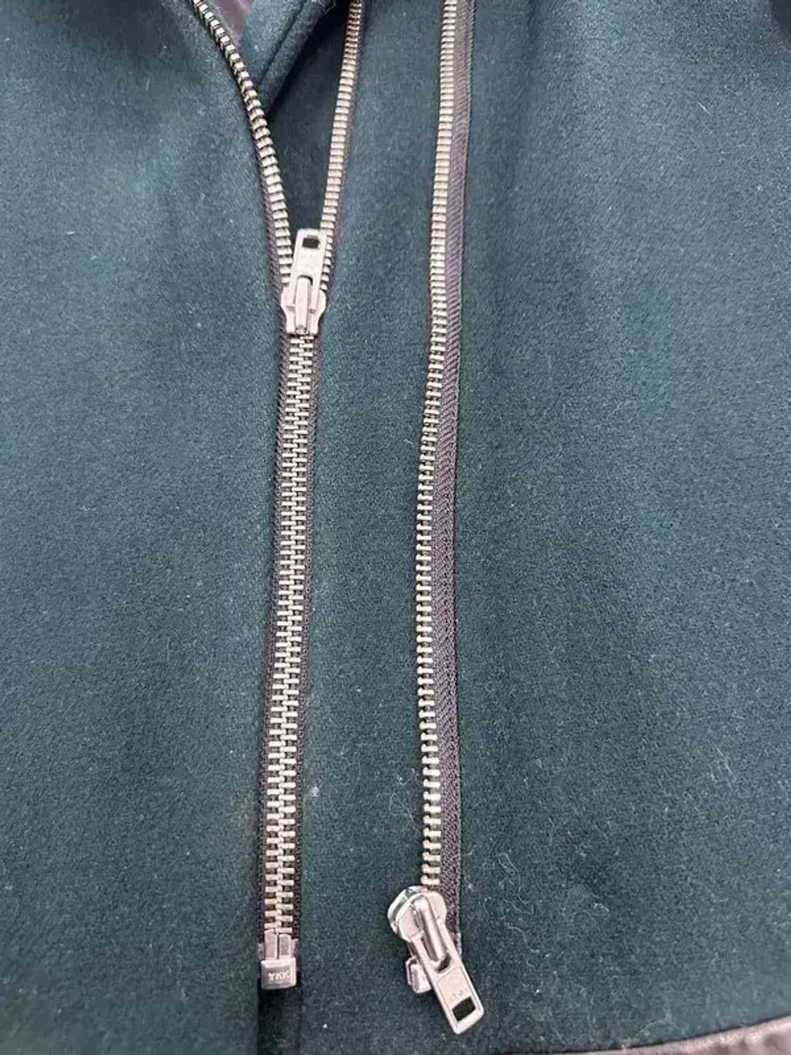 산드로 레더 트리밍 코트 상품이미지3