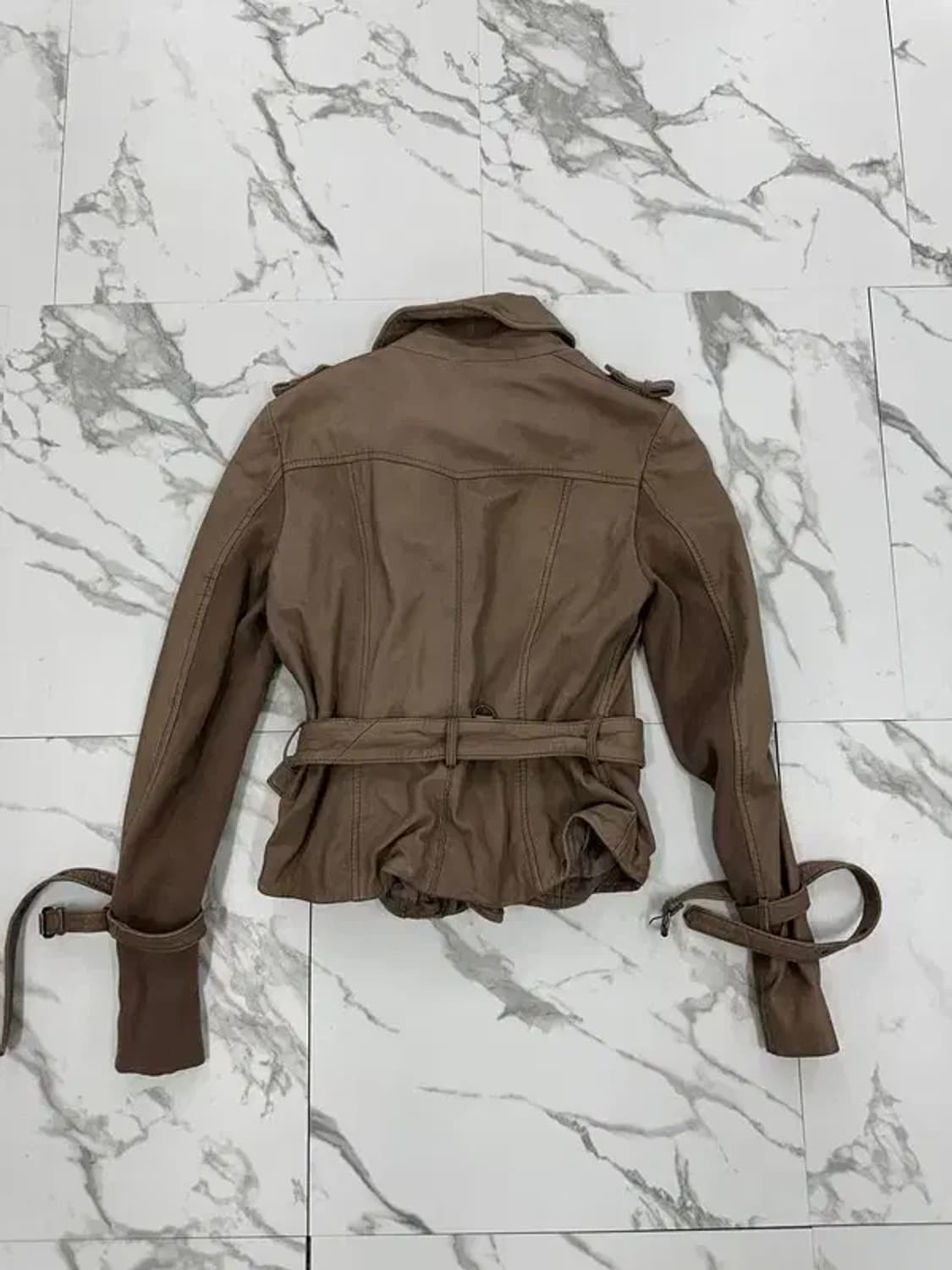 MUUBA 무바 베이지 라이더자켓 상품이미지2