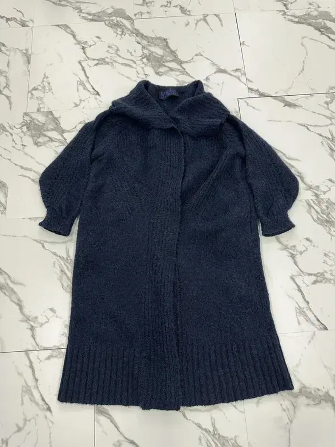 럭키슈에뜨 네이비 롱가디건 상품이미지1