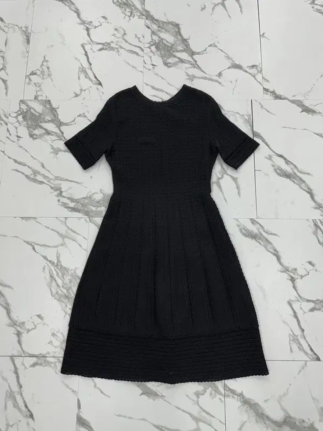 SJSJ 블랙 패턴 원피스 상품이미지1