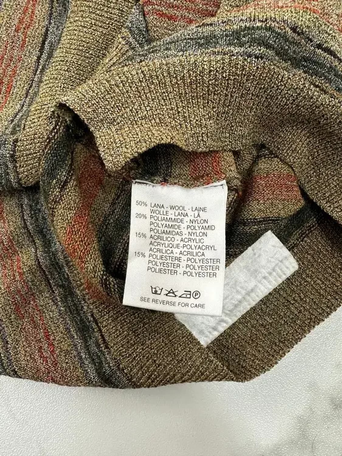 에르메네질도 제냐 스트라이프 브이넥 니트 상품이미지4