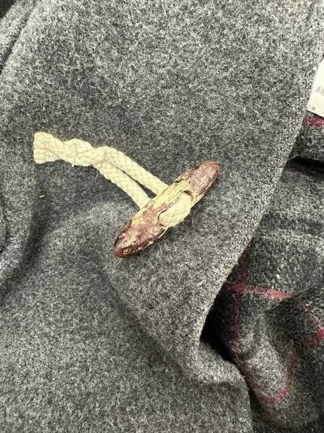 퍼스트다운 그레이 더플 코트 상품이미지5