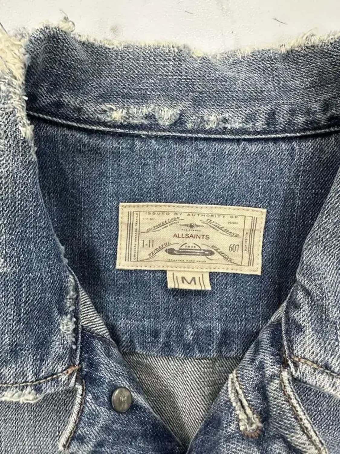 올세인츠 디스 디테일 데님 자켓 상품이미지3