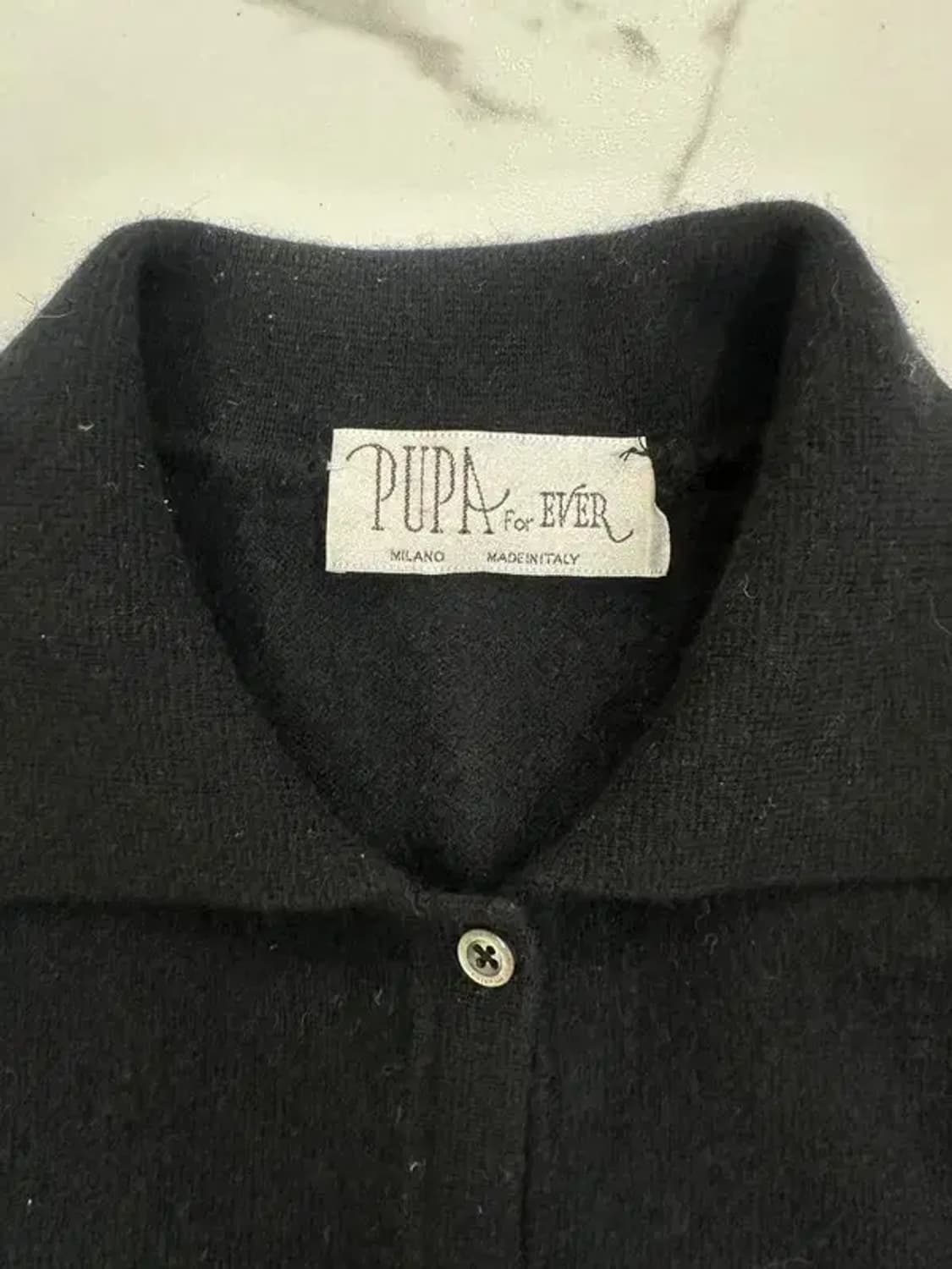 빈티지 캐시미어 100% 블랙 가디건 상품이미지4